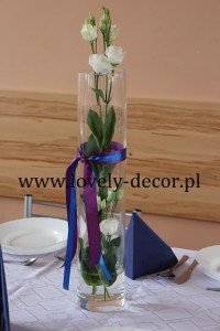 dekoracje weselne  stoły gości